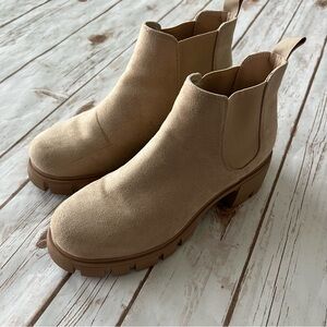 Tan Suede Ankle Boots